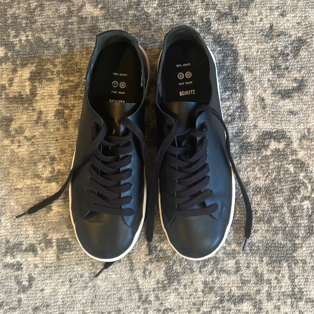Black SCHUTZ sneakers, women’s size 10